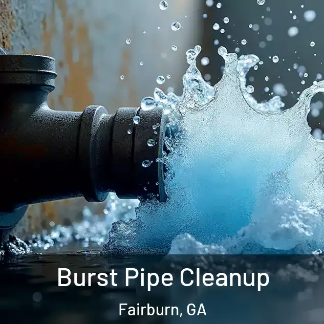  Burst Pipe Cleanup Fairburn, GA