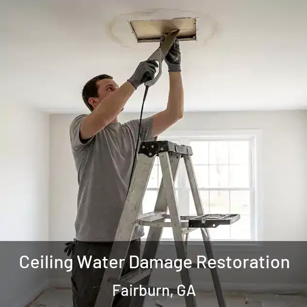  Ceiling Water Damage Restoration Fairburn, GA