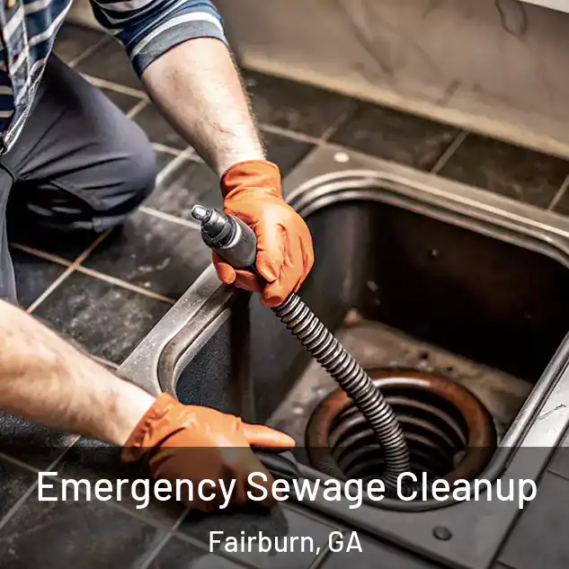  Emergency Sewage Cleanup Fairburn, GA