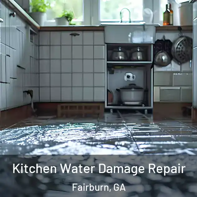  Kitchen Water Damage Repair Fairburn, GA