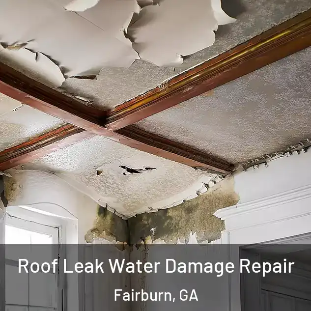 Roof Leak Water Damage Repair Fairburn, GA