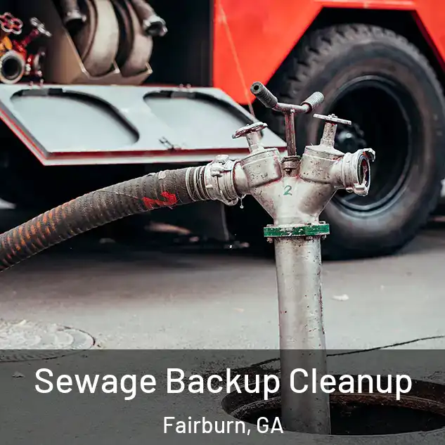  Sewage Backup Cleanup Fairburn, GA